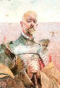 Malczewski, Jacek, Self-Portrait in Armor